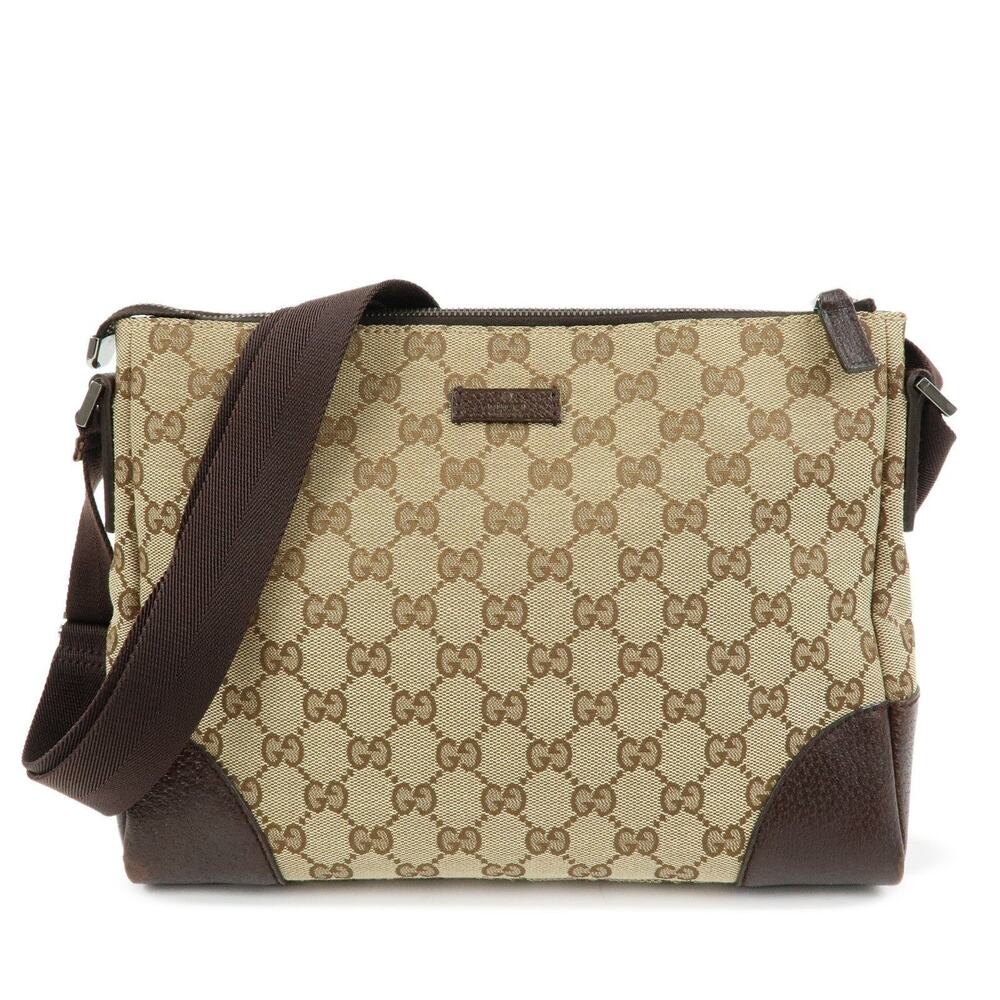 Gucci GG Supreme Crossbody Bag Beige